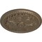 Ekena Millwork Swindon Ceiling Medallion (Fits Canopies up to 2 7/8"), Hnd-Painted Warm Silver, 16 7/8"OD x 1 1/2"P CM16SWWSS - alternate 4